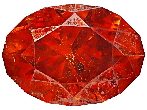 Red Sphalerite 7x5mm Oval Fancy Cut Gemstone 1.10ct