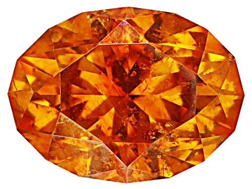 Photo of Orange Sphalerite 9X6.5mm Oval Fancy Cut Gemstone 2.25CT