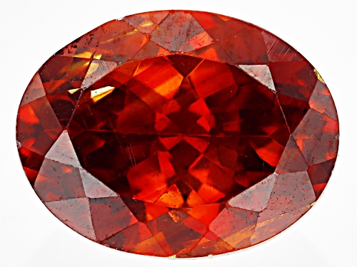 Red Sphalerite 9X7mm Oval Faceted Cut Gemstone 2.40CT