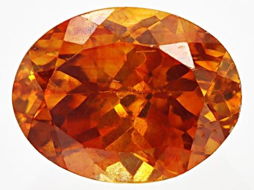 Orange Sphalerite 9X7mm Oval Faceted Cut Gemstone 2CT