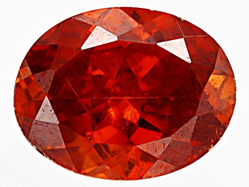 Photo of Orange Sphalerite 9X7mm Oval Faceted Cut Gemstone 2CT