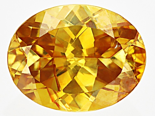 Photo of Yellow Sphalerite 9X7mm Oval Faceted Cut Gemstone 1.90CT