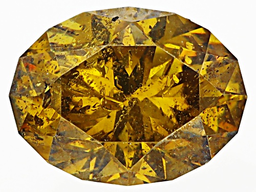 Photo of Yellow Sphalerite 8x6.5mm Oval Fancy Cut Gemstone 1.75ct