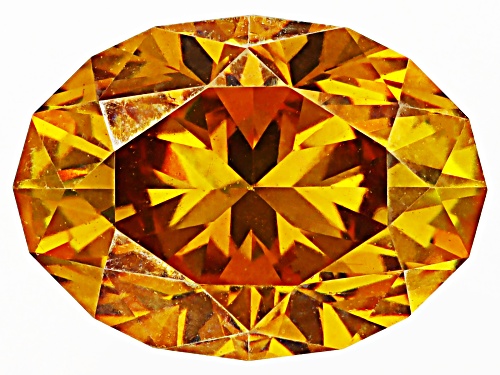 Photo of Orange Sphalerite 9.5x7mm Oval Fancy Cut Gemstone 2.90CT