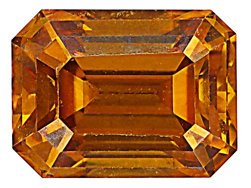 Orange Sphalerite 5.5x4mm Octagon Emerald cut Gemstone 0.75ct