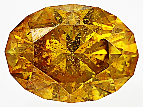 Photo of Yellow Sphalerite 8.5x6mm Oval Fancy Cut Gemstone 1.75ct