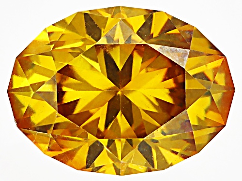 Photo of Yellow Sphalerite 8.5x6.5mm Oval Fancy Cut Gemstone 1.75ct