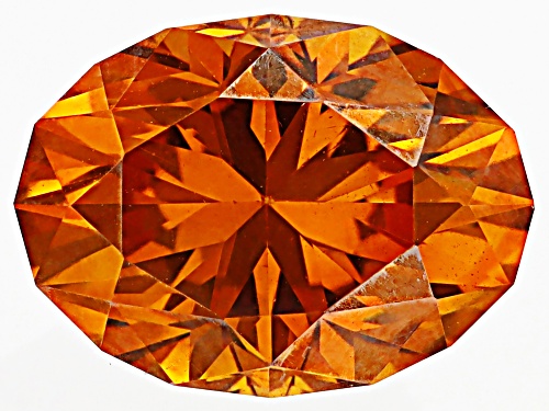 Orange Sphalerite 8.5x6.5mm Oval Fancy Cut Gemstone 2ct