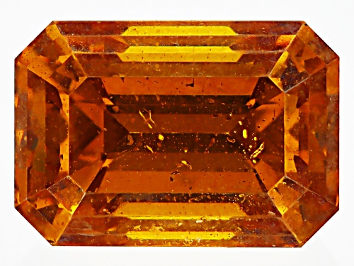 Orange Sphalerite 6x4mm Octagon Emerald cut Gemstone 1ct