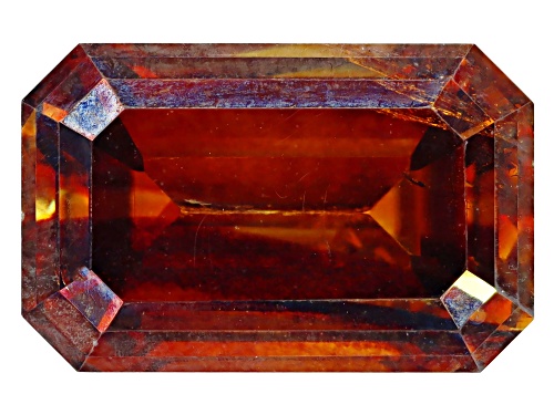 Brown Sphalerite 10X6.5mm Octagon Emerald Cut Gemstone 3CT