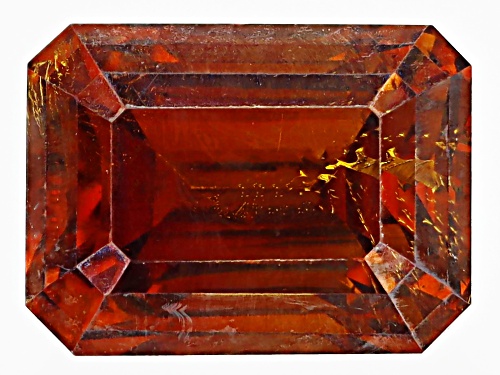 Photo of Red Sphalerite 6x4.5mm Octagon Emerald cut Gemstone 1ct