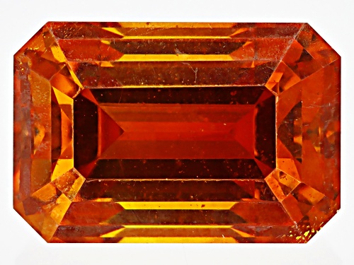 Orange Sphalerite 7x4.5mm Octagon Emerald Cut Gemstone 1.40ct