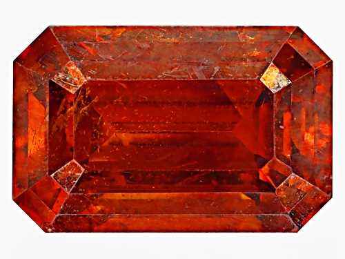 Photo of Red Sphalerite 7.5x5mm Octagon Emerald Cut Gemstone 1.50ct