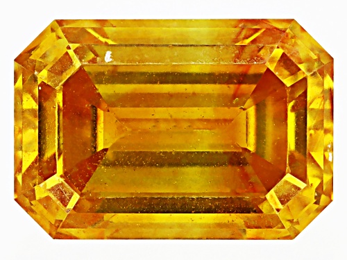 Photo of Yellow Sphalerite 7.5x5mm Octagon Emerald Cut Gemstone 1.50ct
