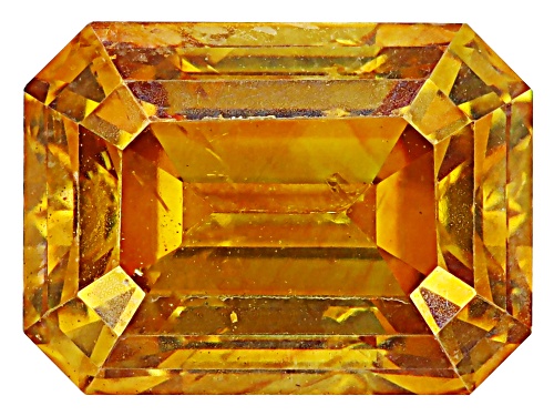 Photo of Yellow Sphalerite 7.5x5.5mm Octagon Emerald Cut Gemstone 2ct