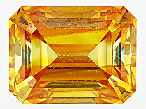 Yellow Sphalerite 7.5x6mm Octagon Emerald Cut Gemstone 2ct