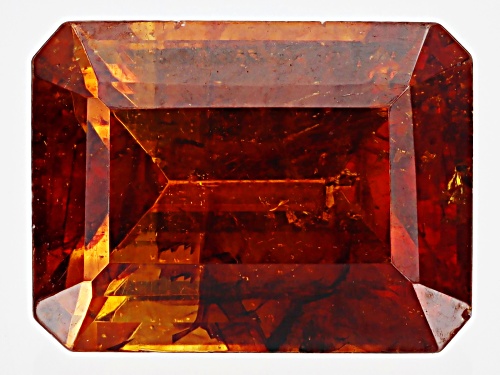 Photo of Orange Sphalerite 8x4mm Octagon Emerald Cut Gemstone 2ct