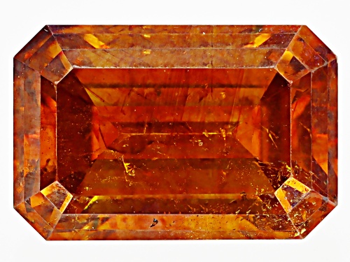 Orange Sphalerite 9x6mm Octagon Emerald cut Gemstone 2.75ct