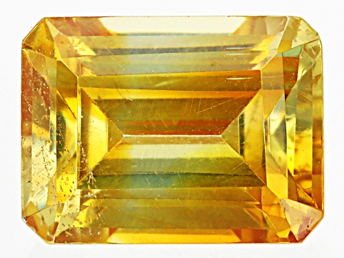 Yellow Sphalerite 8x4mm Octagon Emerald Cut Gemstone 2ct