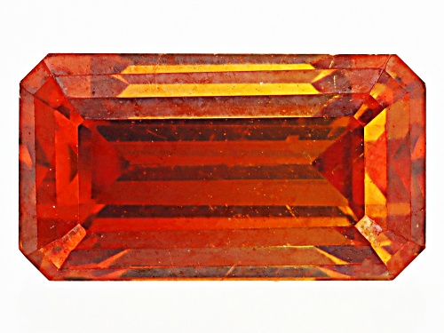 Photo of Orange Sphalerite 8x4.5mm Octagon Emerald Cut Gemstone 1.75ct