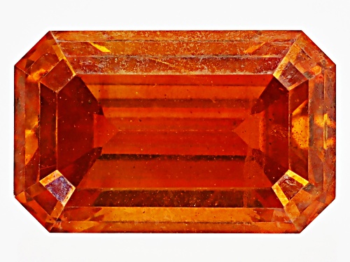 Photo of Orange Sphalerite 8x5mm Octagon Emerald Cut Gemstone 1.75ct