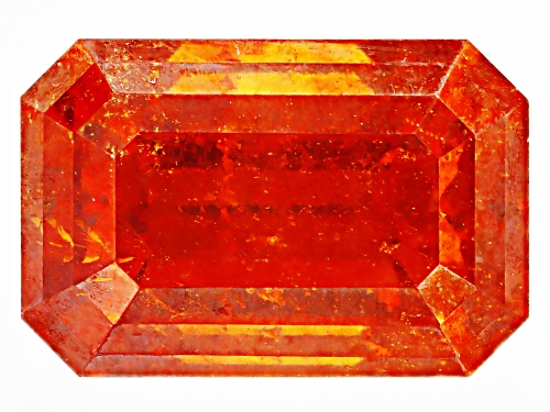Orange Sphalerite 8x5.3mm Octagon Emerald Cut Gemstone 2.25ct