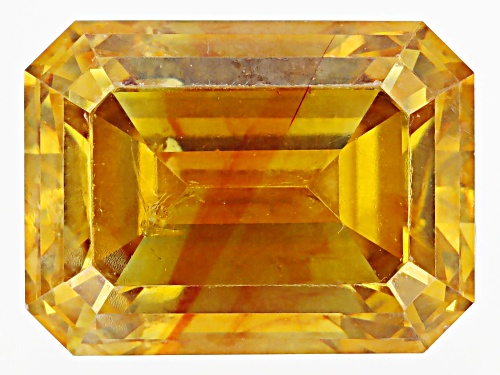 Photo of Yellow Sphalerite 9x6.5mm Octagon Emerald cut Gemstone 2.50ct