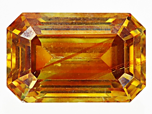 Orange Sphalerite 8.5x5.5mm Octagon Emerald Cut Gemstone 2ct