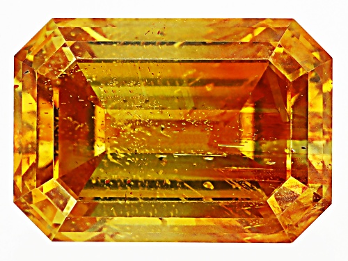 Orange Sphalerite 8.5x6mm Octagon Emerald Cut Gemstone 2.75ct