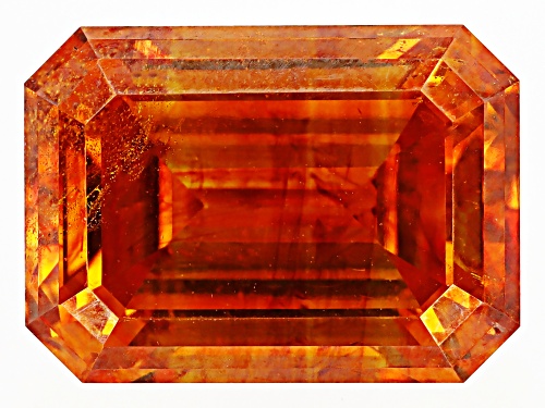 Orange Sphalerite 11X8mm Octagon Emerald Cut Gemstone 5.40CT