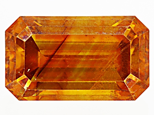 Photo of Yellow Sphalerite 12X7mm Octagon Emerald Cut Gemstone 5.25CT