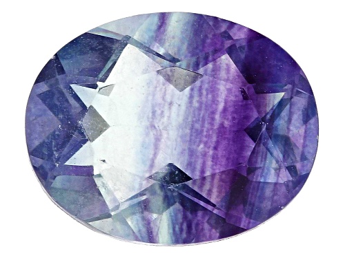 Photo of Bi Color Fluorite Loose Gemstone Oval 10x8mm Single, 3CTW minimum