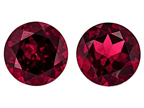 Photo of Red Garnet 8mm Round Matched Pair 4.50ctw
