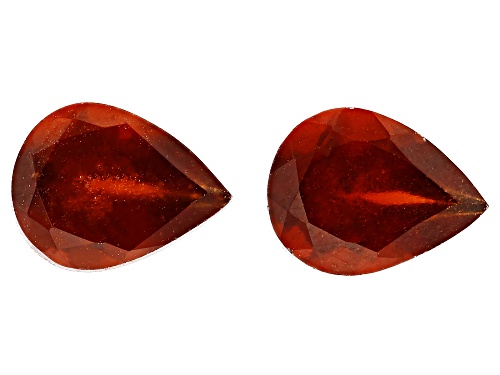 Photo of Hessonite Loose Gemstone Set Of 2, 3CTW Minimum