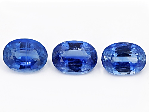 Kyanite Loose Gemstones Set Of 3 4CTW Minimum