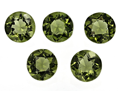 Photo of Moldavite Loose Gemstone Set Of 5, 1.5CTW Minimum