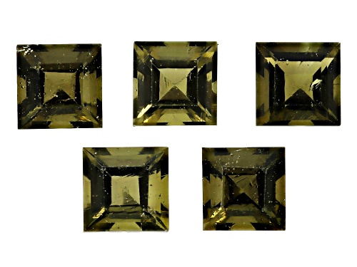 Photo of Moldavite Loose Gemstone Set Of 5, 1.50CTW Minimum