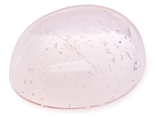 Photo of Pink Morganite 10x8mm Oval Cabochon Cut Gemstone 1.75ct
