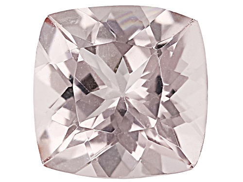 pink Morganite 7mm Cushion Faceted cut Gemstone 1ct
