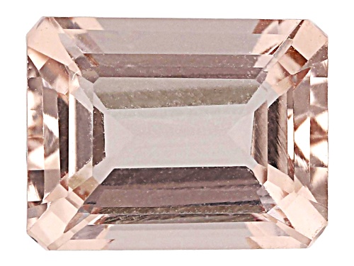 Pink Morganite 9x7mm Emerald Cut Faceted Gemstone 1.75Ct