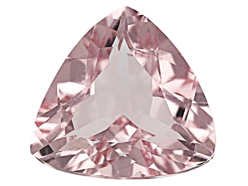 Pink Morganite 8.00mm Trillion Faceted Cut Gemstone 1.25Ct