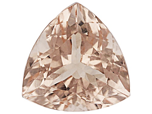 Peach Morganite 9.00mm Trillion Faceted Cut Gemstone 1.75Ct
