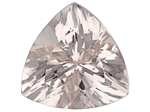 Photo of Peach Morganite 11.00mm Trillion Faceted Cut Gemstone 3.00Ct