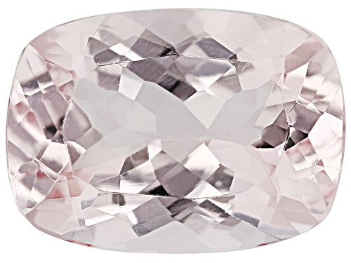 Pink Morganite 14x10mm Cushion Faceted cut Gemstone 5ct