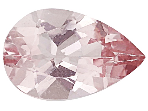 pink Morganite 8x5mm Pear Faceted cut Gemstone 0.50ct