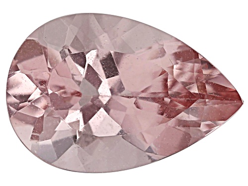 Photo of Pink Morganite 11.5x8mm Pear Faceted cut Gemstone 2ct