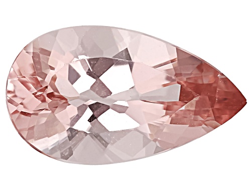 Pink Morganite 12x7mm Pear Faceted cut Gemstone 1.75ct