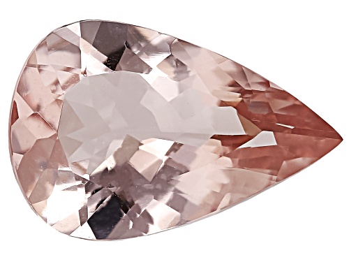 Pink Morganite 13x8.5mm Pear Faceted Cut Gemstone 2.50Ct