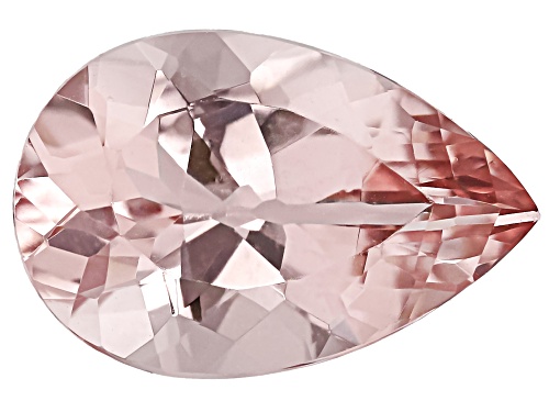 Pink Morganite 12x8mm Pear Faceted Cut Gemstone 2Ct