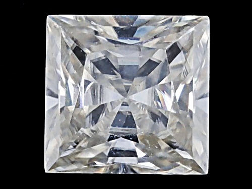 Photo of White Moissanite 4mm Square Princess Cut Gemstone 0.37Ct DEW